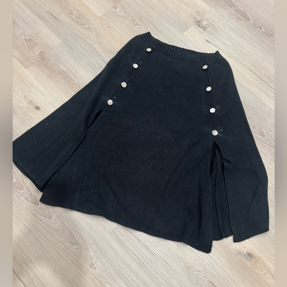 Elegant Black Cape for Women